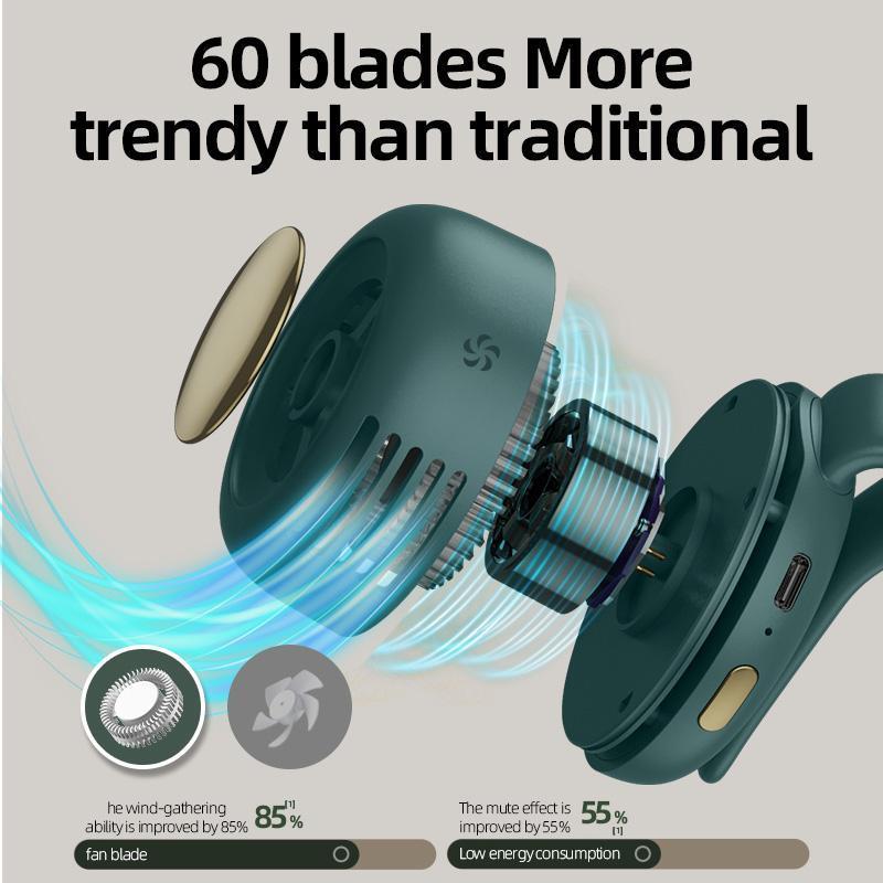 š BreezeMate⢠360° Clip-On Bladeless Fan