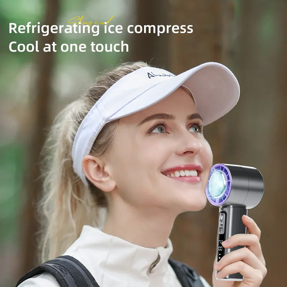 Powerful LED Handheld Bladeless Fan