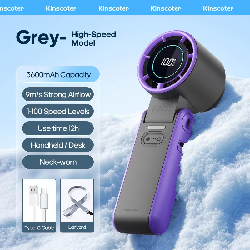 Foldable & Portable Mini Rechargeable Cooling Handheld Fan