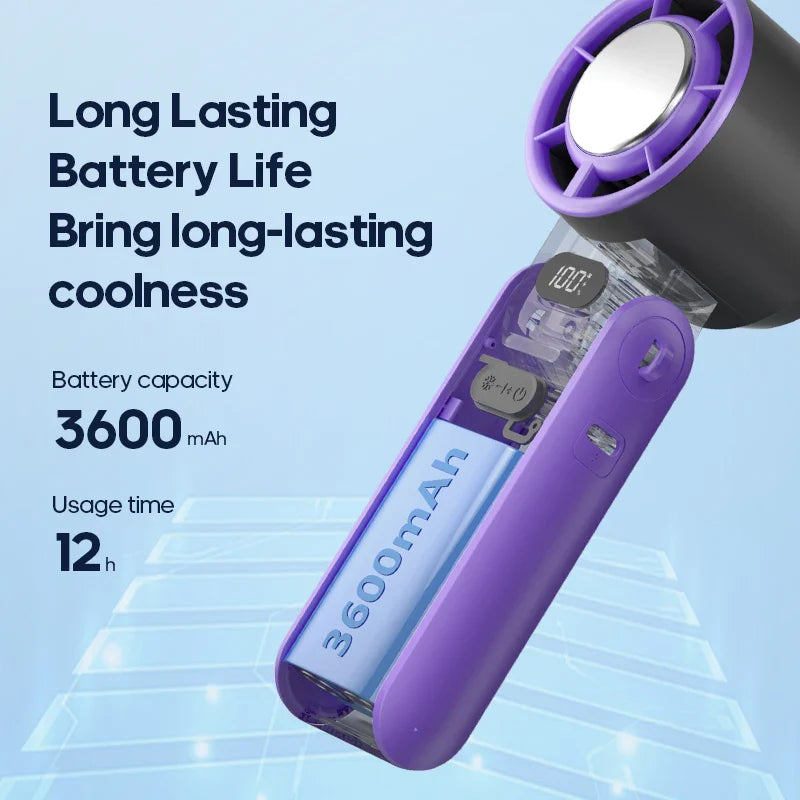 Foldable & Portable Mini Rechargeable Cooling Handheld Fan