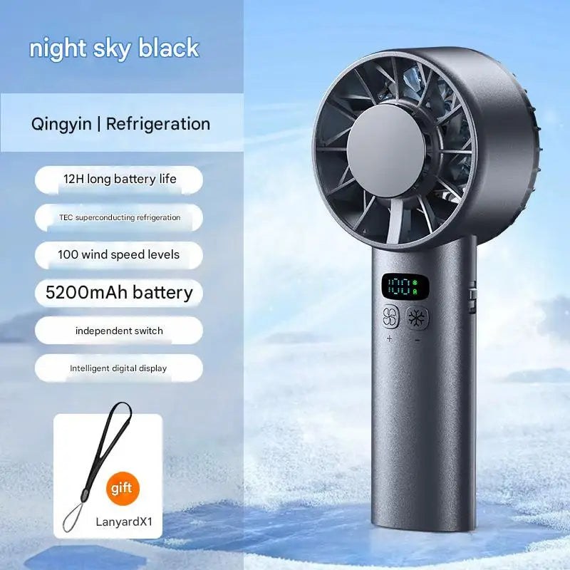 Portable USB Rechargeable Handheld Fan