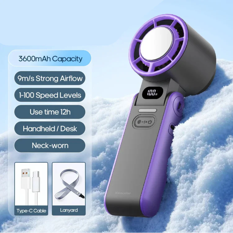 Foldable & Portable Mini Rechargeable Cooling Handheld Fan