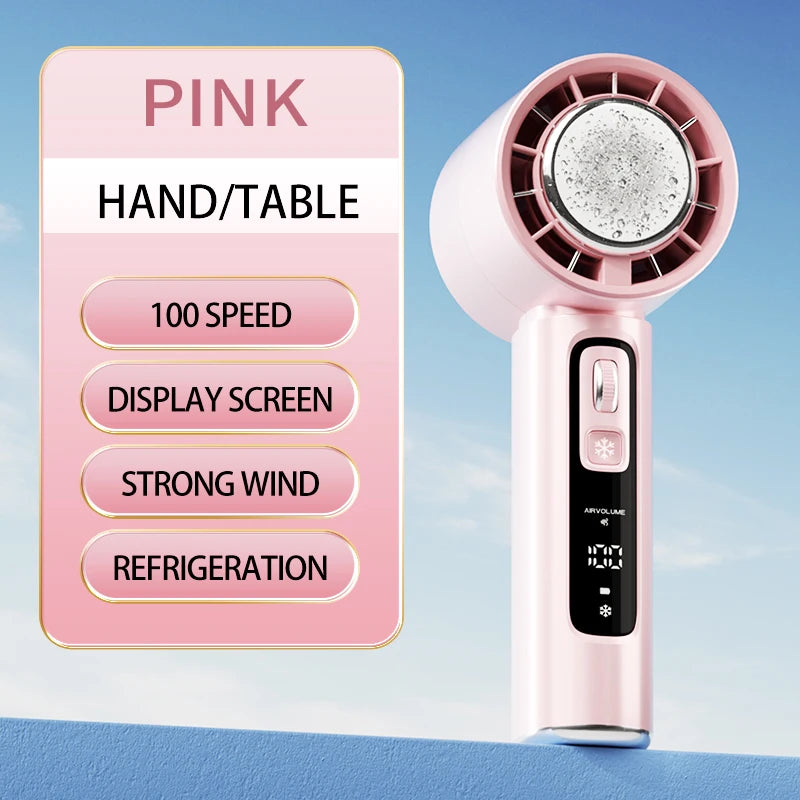 Powerful LED Handheld Bladeless Fan