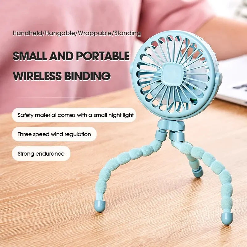 Portable Oscillating Pram Mini Fan Mini