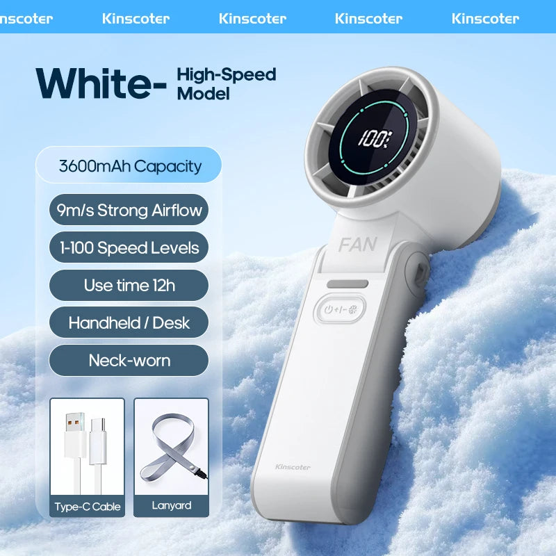 Foldable & Portable Mini Rechargeable Cooling Handheld Fan