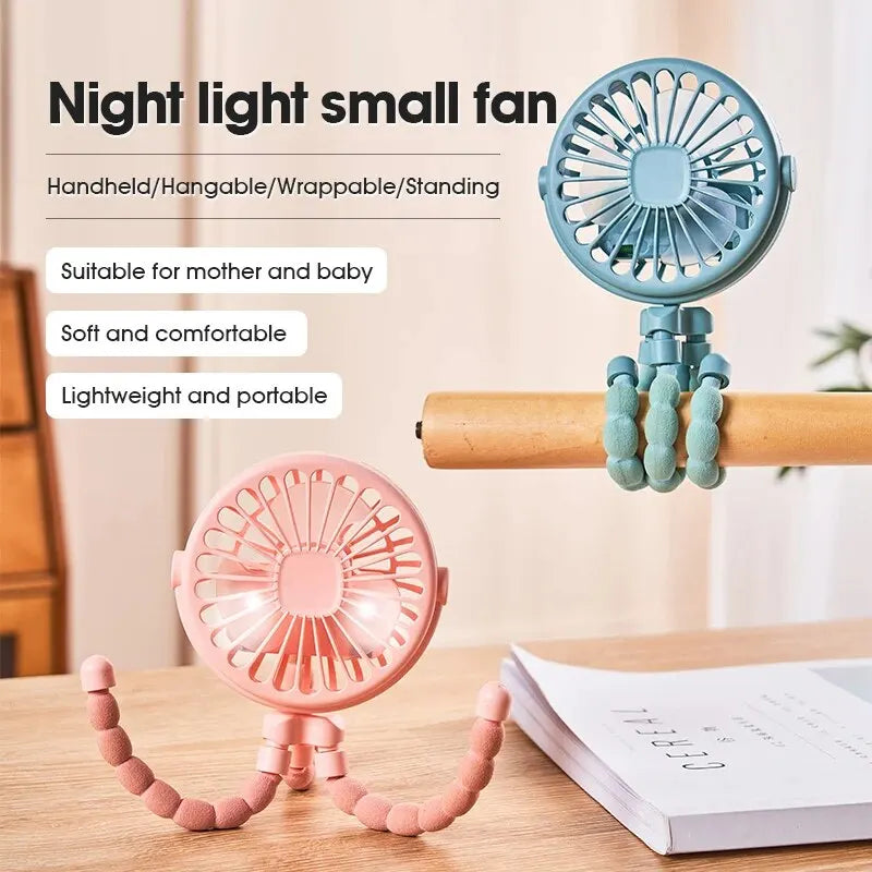 Portable Oscillating Pram Mini Fan Mini