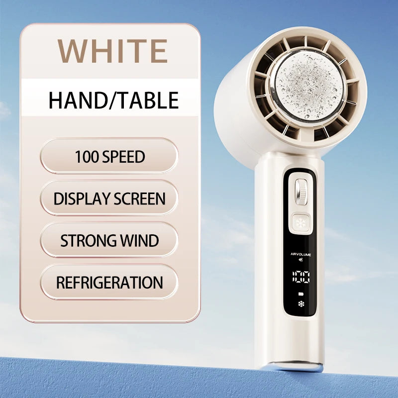 Powerful LED Handheld Bladeless Fan