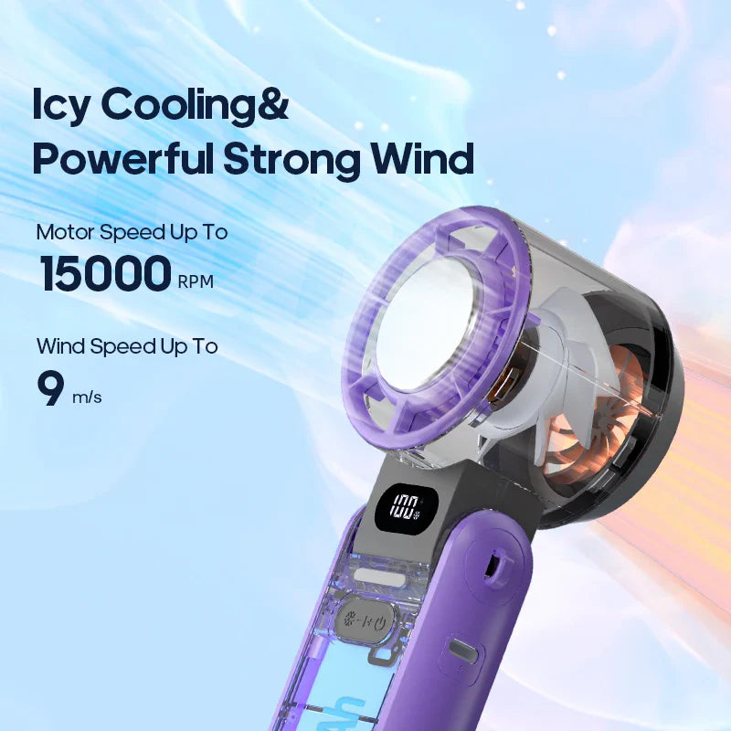 Foldable & Portable Mini Rechargeable Cooling Handheld Fan